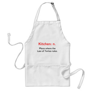 Lawyer-themed apron