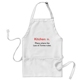 Lawyer-themed apron