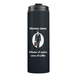 Lawyer Thermal Tumbler – Defender of Justice