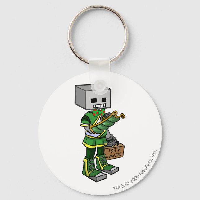Lawyerbot Brightvale Staff Player Key Ring (Front)