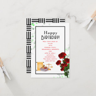  lawyer's birthday card