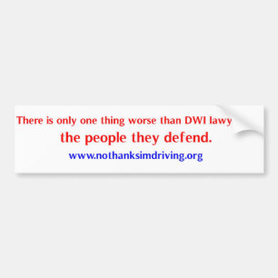 lawyers bumper sticker
