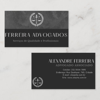 Lawyer's business card