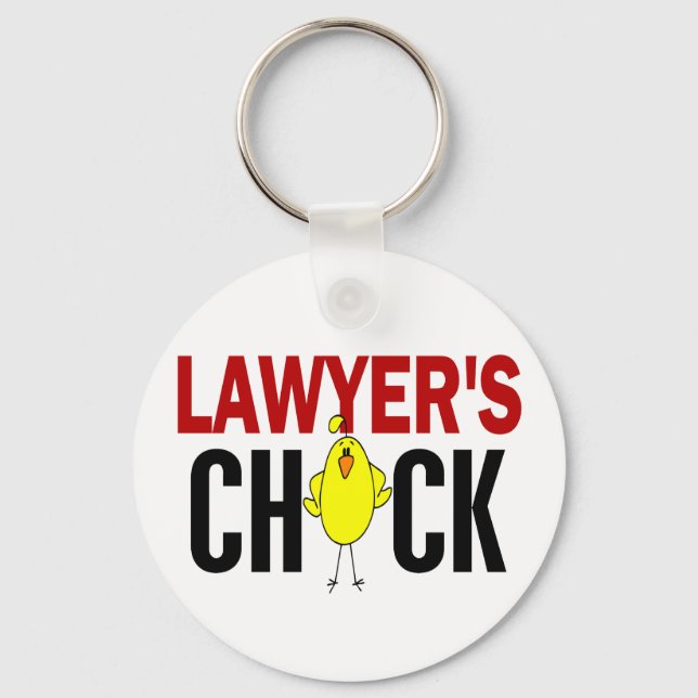 Lawyer's Chick Key Ring (Front)