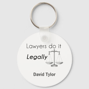 Lawyers do it! key ring