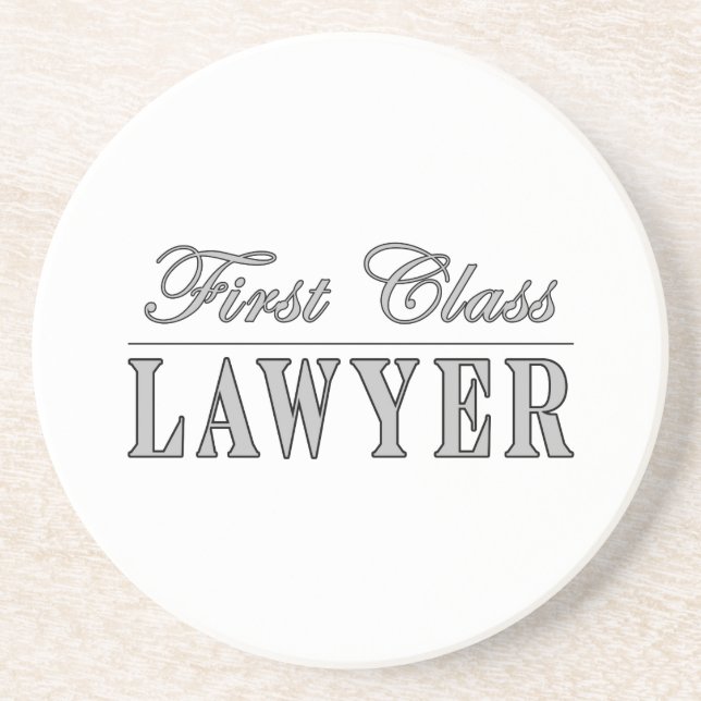 Lawyers First Class Lawyer Coaster (Front)