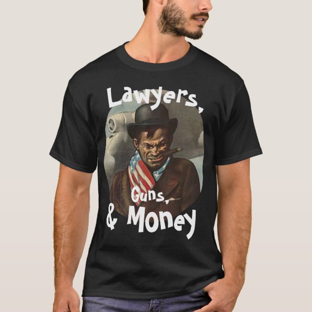 Lawyers, Guns & Money Who's bringing the Chips T-Shirt (Front)