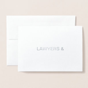 Lawyers & Happy Birthday! Foil Card