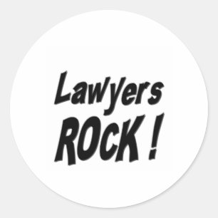 Lawyers Rock! Sticker