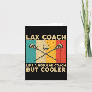 Lax Coach Vintage Lacrosse Lax Coach Card
