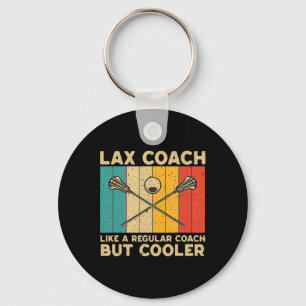 Lax Coach Vintage Lacrosse Lax Coach Key Ring