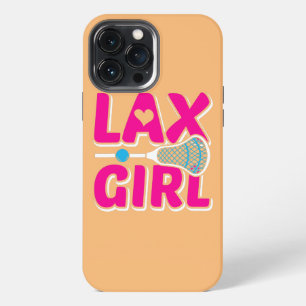 Lax Girl Lacrosse Stick Cute Lax Player Lacrosse iPhone 13 Pro Max Case