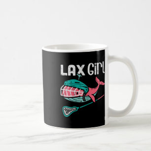 Lax Girl Lacrosse Whale Cute Sport Player Goalie G Coffee Mug
