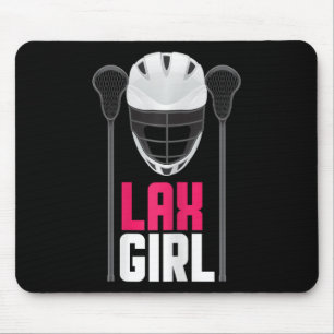 Lax Girl Player Lax Stick Lacrosse Team Mouse Pad