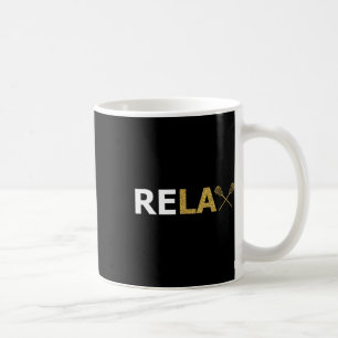 Lax Lacrosse Stick Player Coach Goalie Team Helmet Coffee Mug