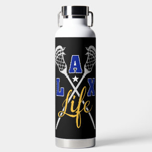 LAX Life / Custom Colours / Personalised Lacrosse Water Bottle
