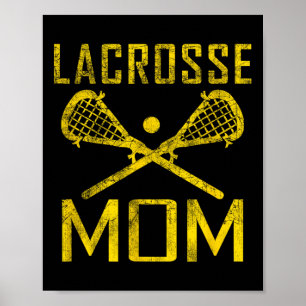 Lax Mum Lacrosse Mum Favourite Player Mother's Day Poster