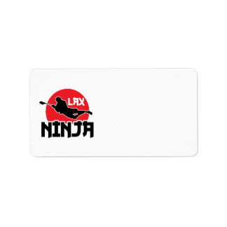 LAX Ninja Lacrosse Address Labels