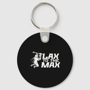 Lax To The Max Lacrosse 1  Key Ring