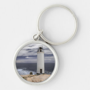 Laxe Lighthouse   Galicia, Spain Key Ring