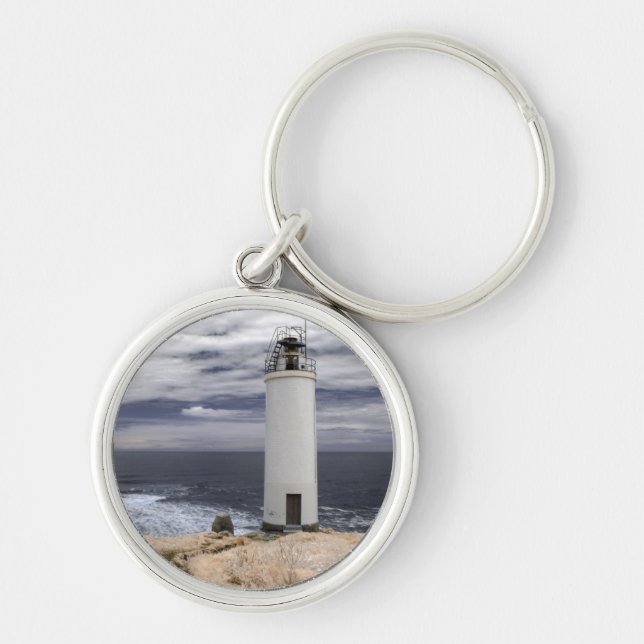 Laxe Lighthouse | Galicia, Spain Key Ring (Front)