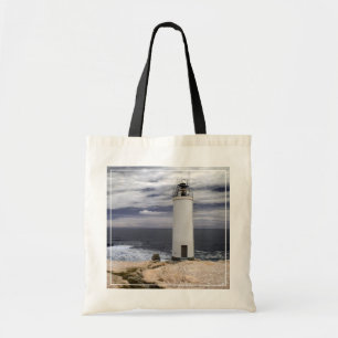 Laxe Lighthouse   Galicia, Spain Tote Bag