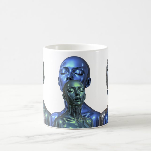 Layered Android Vision Coffee Mug (Center)