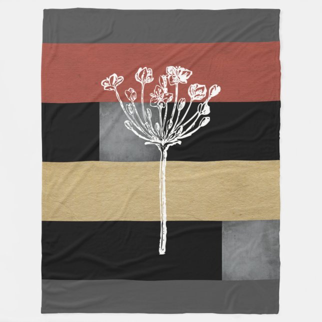 LAYERED ART, ONE FLEECE BLANKET (Front)