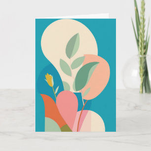 Layered Bloom Serenity Card