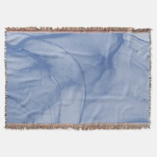 Layered Blue Throw Blanket