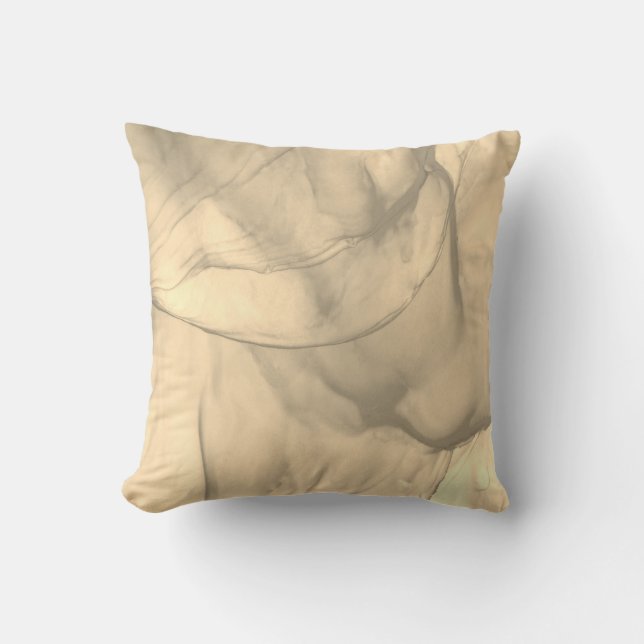 Layered Brown / Golden Tote Bag Cushion (Front)