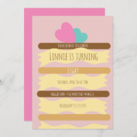 Layered Cake Slice Birthday Party