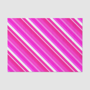 Layered candy stripes - pink and fuchsia tissue paper