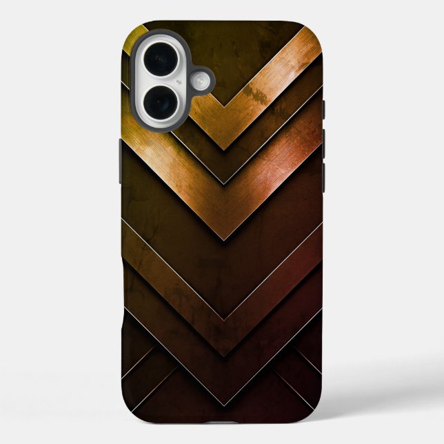 Layered Chevron Abstract Design Case-Mate iPhone Case (Back)