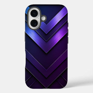 Layered Chevron Abstract Design iPhone 16 Case