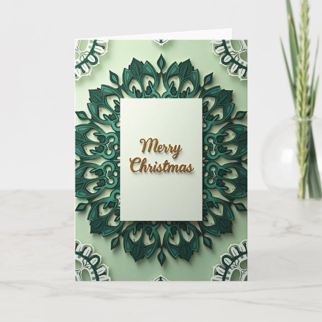 Layered Christmas Card (Front)