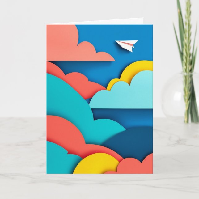 Layered Cloud Flight Card (Front)