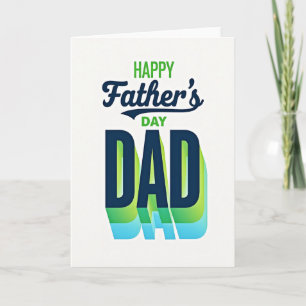 Layered Dad Fathers Day Card