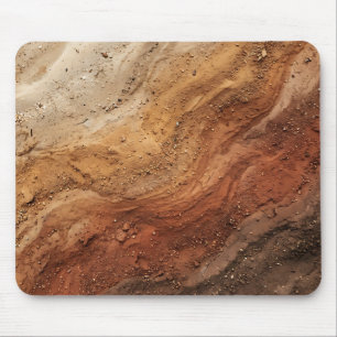Layered Earth Texture Organic Mouse Pad