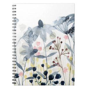 Layered Gardens - Watercolor Flowers Notebook