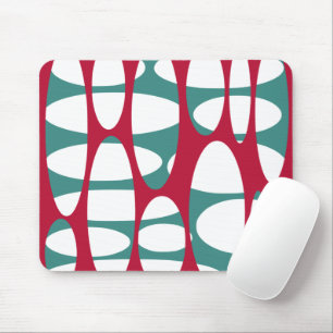 Layered Ovals Mouse Pad