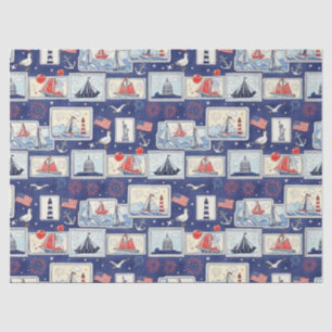 Layered Patriotic Paper Cut Tile Pattern (1)