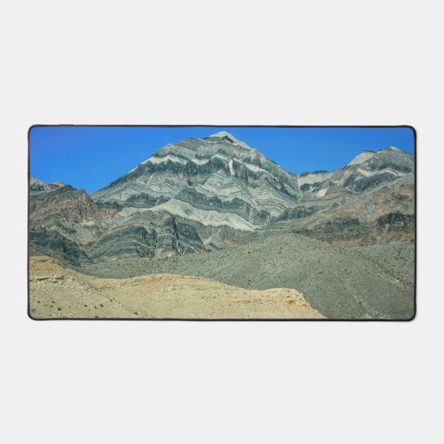 Layered Peaks of the Mojave Desert Desk Mat (Front)