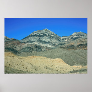 Layered Peaks of the Mojave Desert Poster