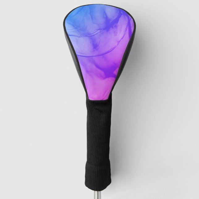 Layered Purple Golf Head Cover (Front)