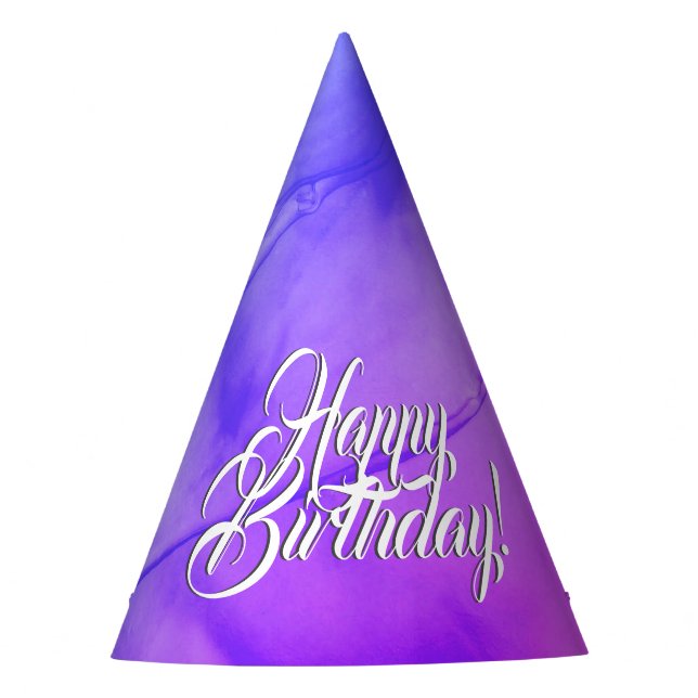 Layered Purple Party Hat (Front)