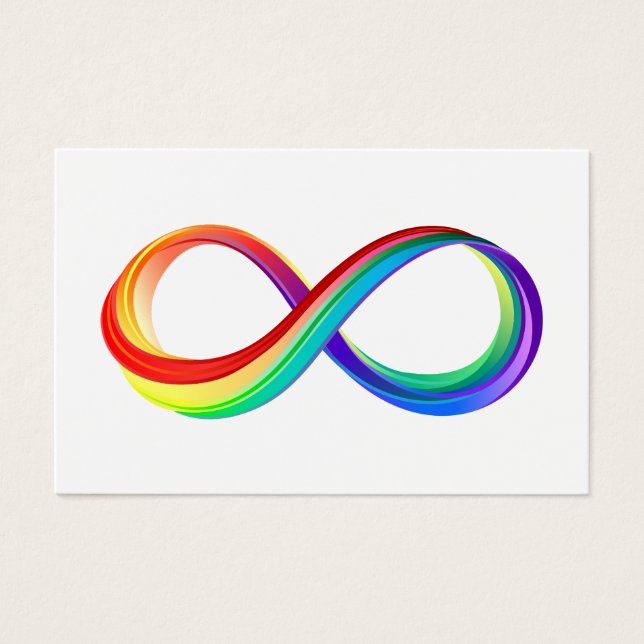 Layered Rainbow Infinity Symbol (Front)