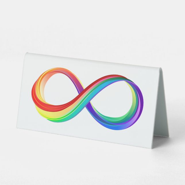 Layered Rainbow Infinity Symbol (Front)