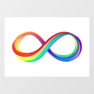 Layered Rainbow Infinity Symbol