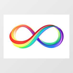 Layered Rainbow Infinity Symbol